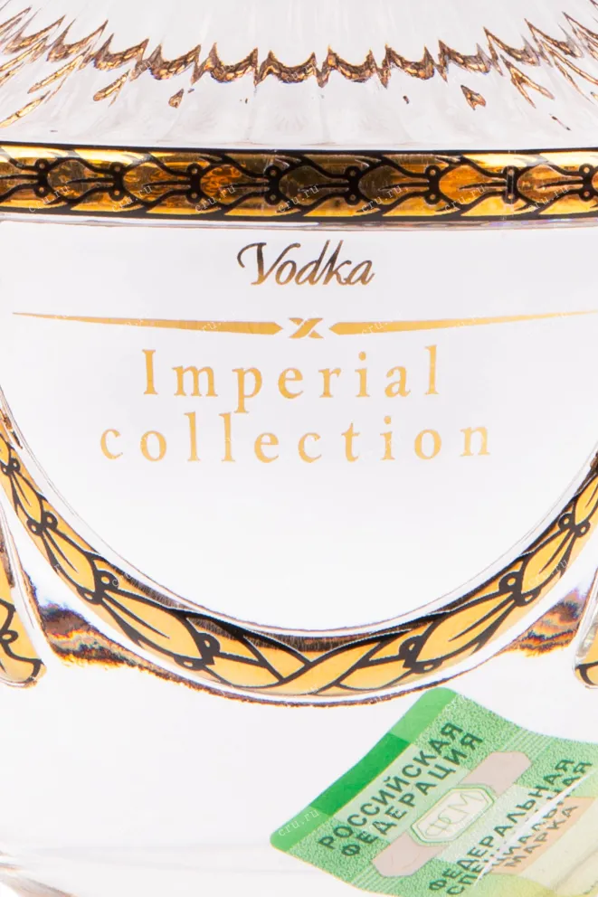 Этикетка водки Imperial Collection Pearl and Ruby Faberge Egg 0.7